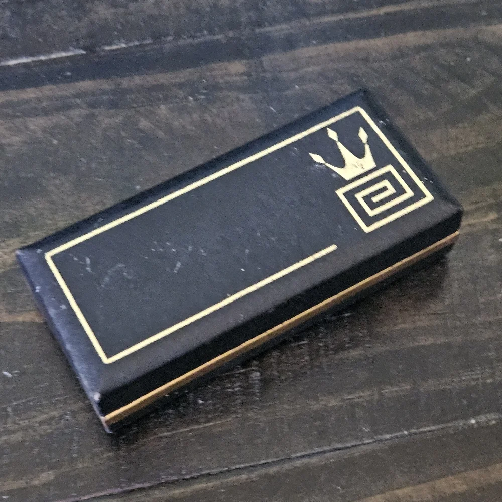 Vintage SWANK Gold Key Design Cufflinks and Tie Bar Set